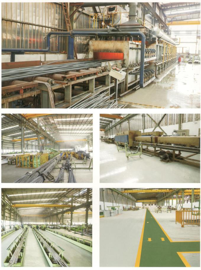 Atelier de production pour le tube en acier soudé sans couture de SA269 TP321