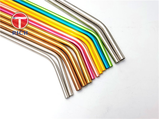 Un bon prix. métal de l'acier inoxydable 304 de 6mm 8mm 12mm buvant du thé de Straw Set For Coffee Milk en ligne