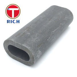 Un bon prix. Tube en acier laminé à froid dégrossi plat fait sur commande de tuyau d'acier spécial ovale non allié en ligne