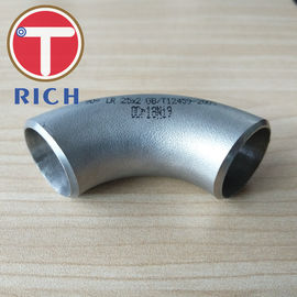 Un bon prix. Degrés sans couture LR d'ASME B16.9 les 90 écartent la surface d'un coup de coude de polonais de 316L 304L pour la chaudière en ligne