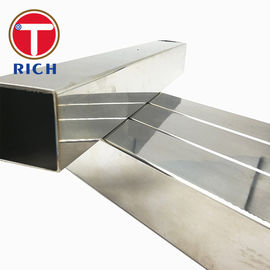 Un bon prix. Tuyauterie en acier rectangulaire industrielle 304 délié 316 321 de polissage épaisseur de 0,3 - de 2.0mm en ligne