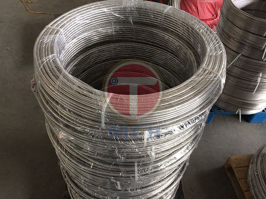 Un bon prix. ASTM 304L 316L 2205 tube de bobine de l'acier inoxydable 2507 825 625 en ligne