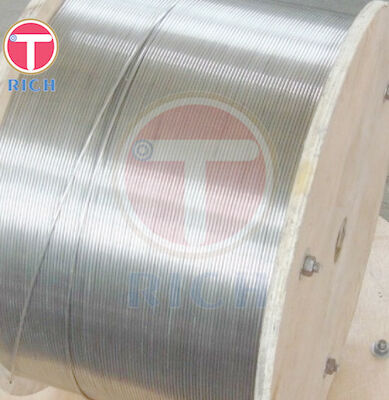 Un bon prix. Forme soudée sans couture de bobine de tuyau d'acier inoxydable d'ASTM A269 316Ti en ligne