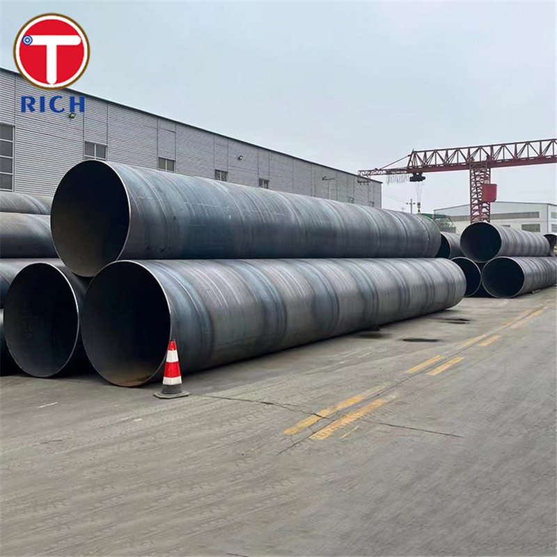 Tubes en acier soudés ASTM A139 de catégorie B Tubes en acier soudés à arc de fusion électrique pour l'approvisionnement en eau
