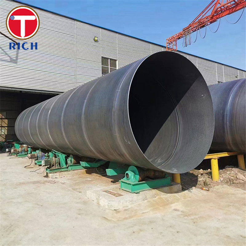 Tubes en acier soudés ASTM A139 de catégorie B Tubes en acier soudés à arc de fusion électrique pour l'approvisionnement en eau