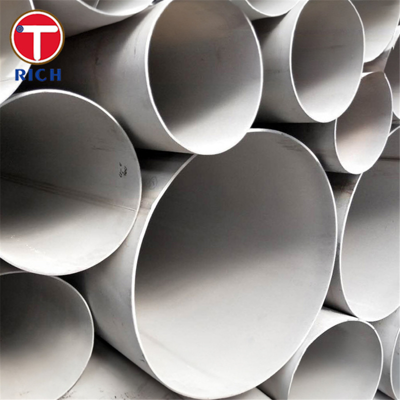 Pipe en acier inoxydable austénitique soudé de grand diamètre pour une utilisation corrosive ou à haute température