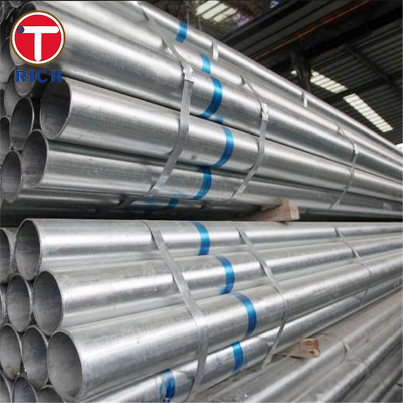Tubes en acier soudés ASTM A795 de catégorie A: tubes en acier galvanisé soudés en acier galvanisé recouvert de zinc noir et chaud pour la protection contre les incendies
