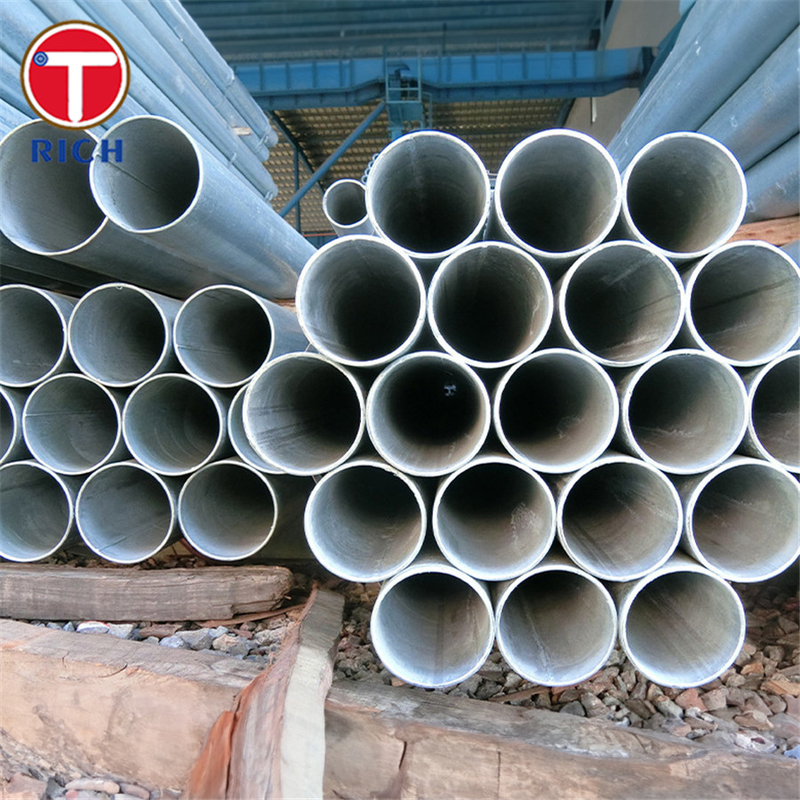 Tubes en acier soudés ASTM A795 de catégorie A: tubes en acier galvanisé soudés en acier galvanisé recouvert de zinc noir et chaud pour la protection contre les incendies