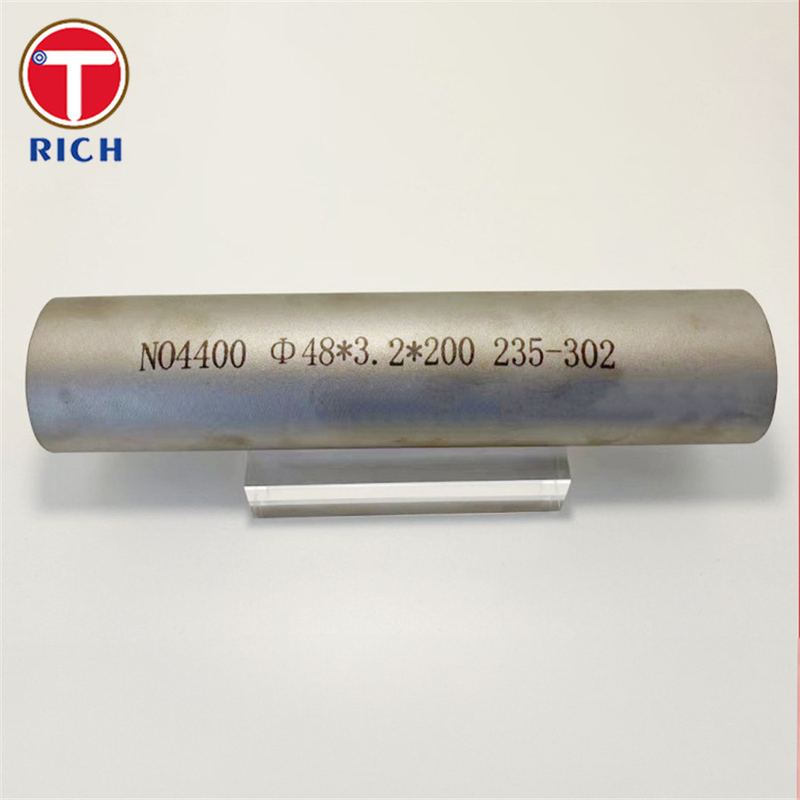 ASTM B165 Monel 400 Tubes en acier sans soudure alliage de cuivre nickel UNS N04400 Tubes en acier sans soudure pour automobile