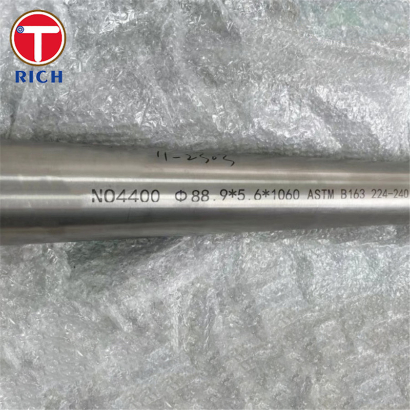 ASTM B165 Monel 400 Tubes en acier sans soudure alliage de cuivre nickel UNS N04400 Tubes en acier sans soudure pour automobile