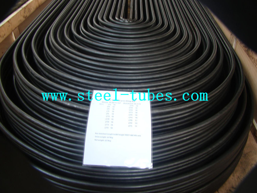 Tuyau d'acier sans couture de carbone du tube A 556/556M de coude en U d'eau d'alimentation de noir étiré à froid d'appareil de chauffage