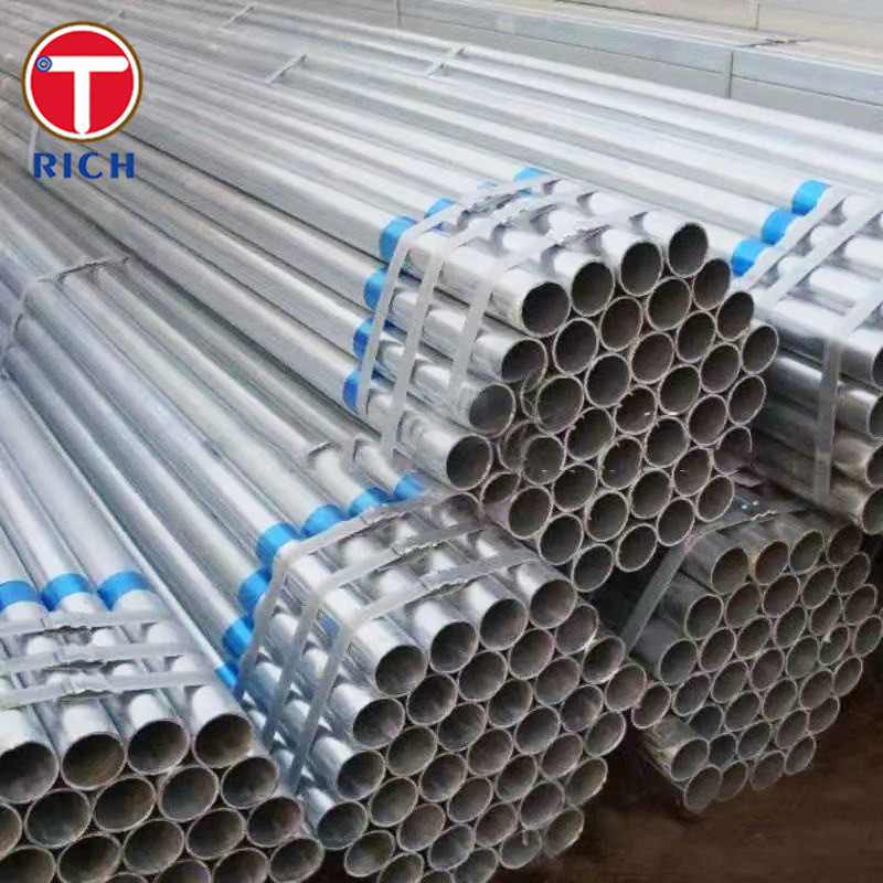 Tubes en acier soudés de catégorie 1 ASTM A810 Tubes en acier galvanisé recouverts de zinc à usage général