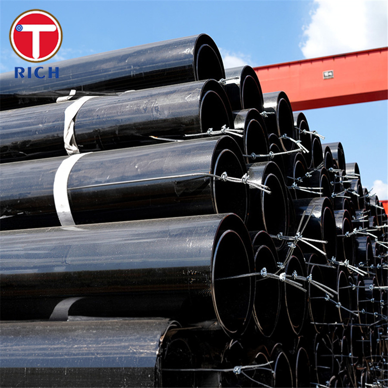 Tubes en acier au carbone soudés pour chaudière à fente noire de qualité ASTM A1037