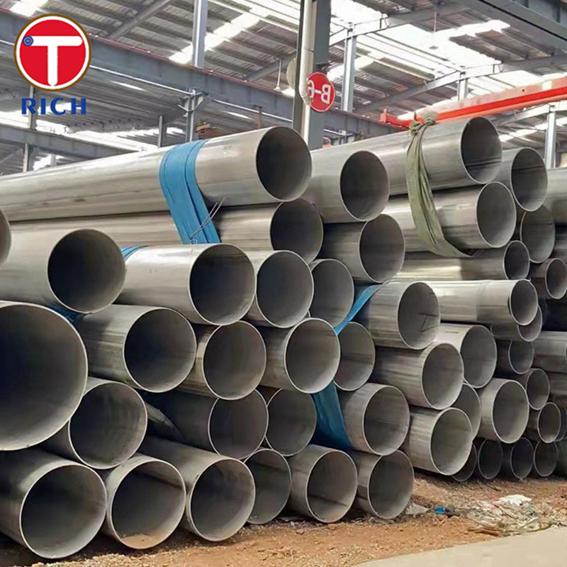JIS G3468 304 Tubes en acier inoxydable de grand diamètre tuyaux en acier inoxydable soudés pour basse température
