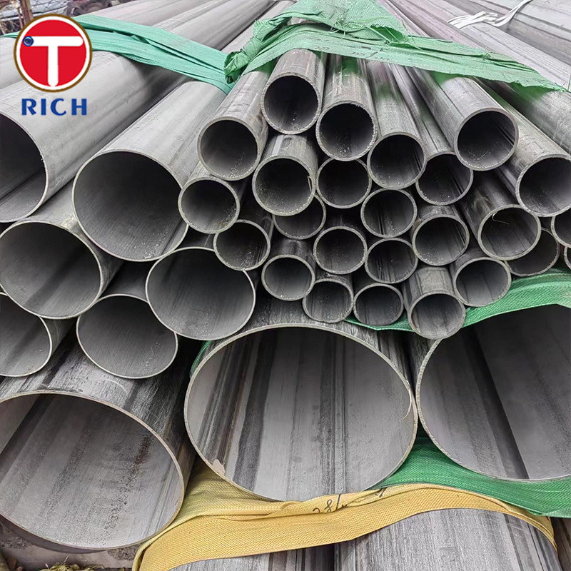 JIS G3468 304 Tubes en acier inoxydable de grand diamètre tuyaux en acier inoxydable soudés pour basse température