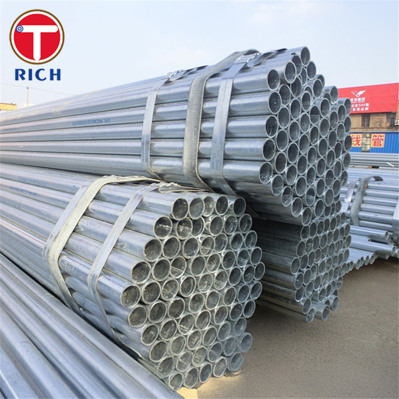 EN 1123-1 S235JR Tubes galvanisés à chaud tubes en acier soudés pour tuyaux d'égout