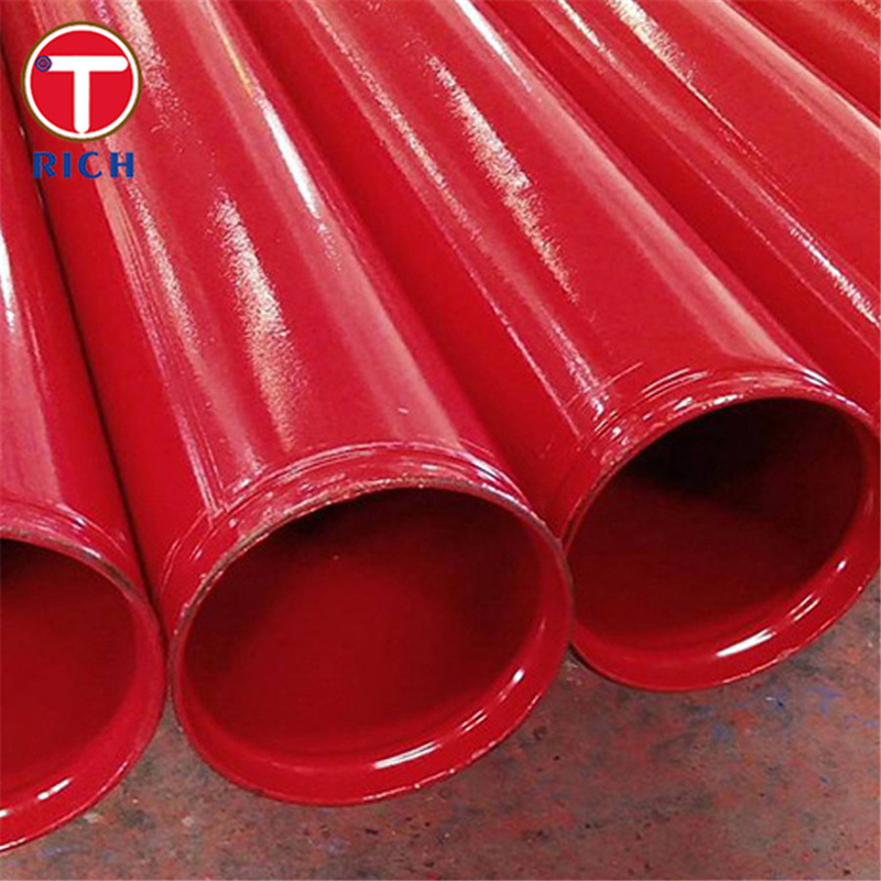 ASTM A978 Pipe en acier enduit de plastique en acier enduit de polyéthylène enduit de polyethylène enduit de côtes composites en acier soudé