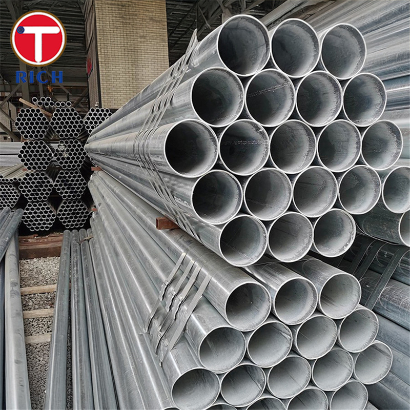 EN 10224 L235 Tubes en acier non allié ERW Tubes galvanisées en acier allié pour le transport de liquides