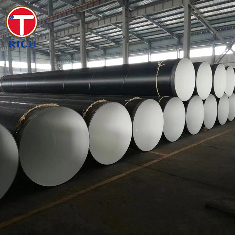 JIS G3469 P1H Pipe en acier anti-corrosion Pipe en acier enduite en polyéthylène pour le transport de fluides