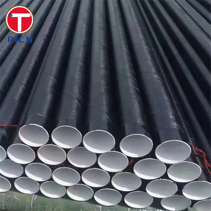 JIS G3469 P1H Pipe en acier anti-corrosion Pipe en acier enduite en polyéthylène pour le transport de fluides
