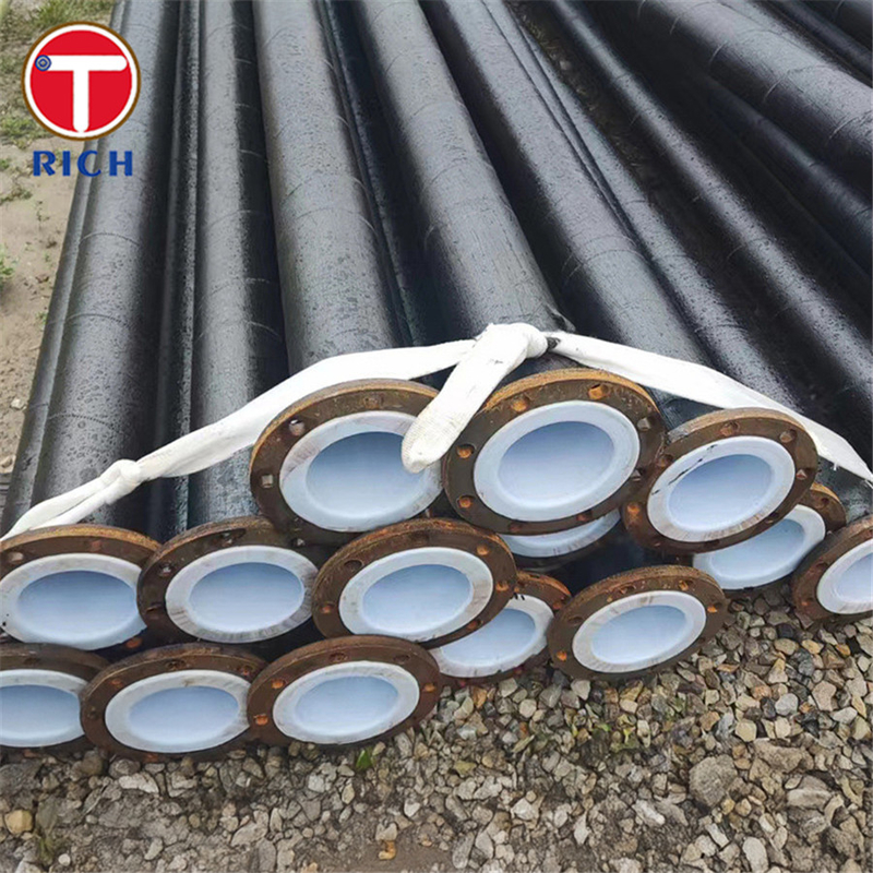 JIS G3469 P1H Pipe en acier anti-corrosion Pipe en acier enduite en polyéthylène pour le transport de fluides