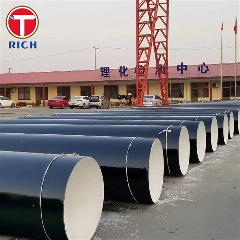 JIS G3469 P1H Pipe en acier anti-corrosion Pipe en acier enduite en polyéthylène pour le transport de fluides