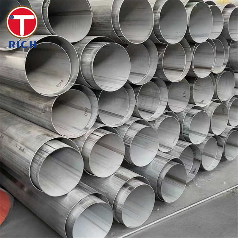 EN 10296-2 X2CrNi12 Tubes ronds soudés Tubes circulaires en acier soudés pour génie général