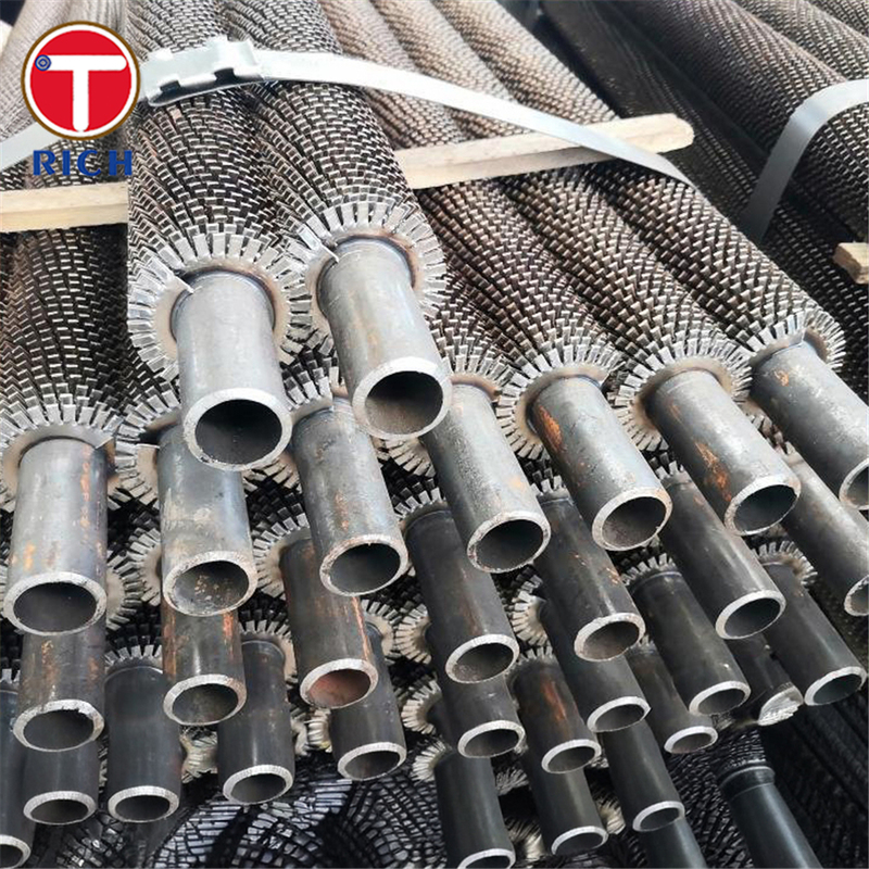 Tube à ailettes en spirale pour échangeurs de chaleur industriels avec une efficacité de transfert thermique élevée et une forte liaison des ailettes