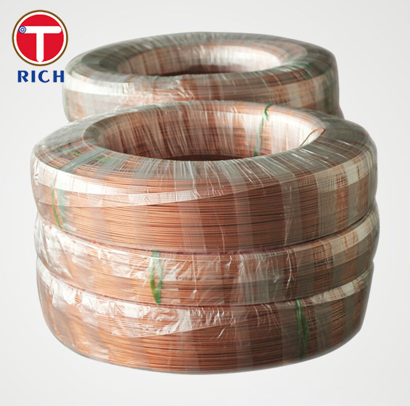 Tube Bundy double paroi en acier à faible teneur en carbone, cuivré, pour usage automobile