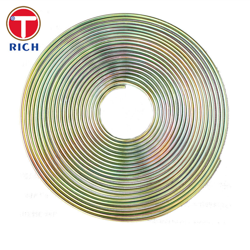 Tube Bundy double paroi en acier à faible teneur en carbone, cuivré, pour usage automobile