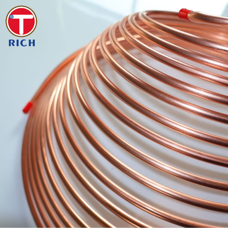 Tube Bundy double paroi en acier à faible teneur en carbone, cuivré, pour usage automobile