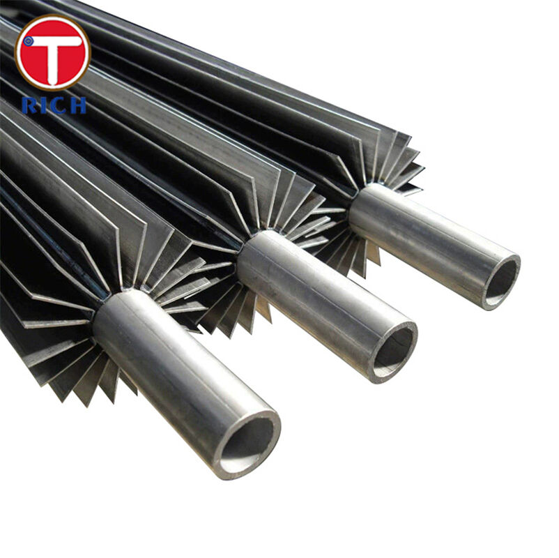 Tubes à ailettes longitudinales soudées résistantes à la corrosion avec une tolérance aux hautes températures pour un transfert de chaleur amélioré dans les échangeurs de chaleur d'huile