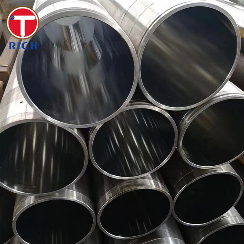 Tubes hydrauliques à cylindre affinées de précision à froid sans soudure avec tolérance ISO H8/H9 ID et Ra max 0,40 μm pour les applications automobiles