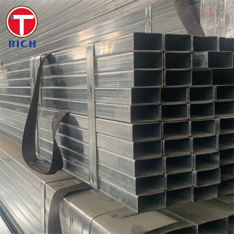 Q235 Pipe carrée soudée en acier structural au carbone pour applications architecturales avec options de tirage à froid et de laminage à chaud