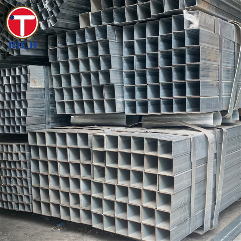 Q235 Pipe carrée soudée en acier structural au carbone pour applications architecturales avec options de tirage à froid et de laminage à chaud
