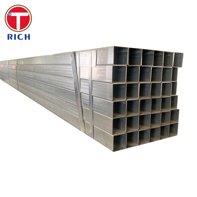 Q235 Pipe carrée soudée en acier structural au carbone pour applications architecturales avec options de tirage à froid et de laminage à chaud