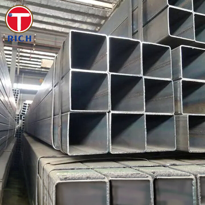 Tubes carrées structurelles en acier au carbone soudé à froid de qualité ASTM A500 C avec résistance à la traction de 50 ksi