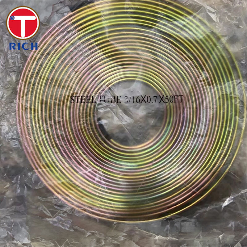 SAE J527 Tube en Bundy cuivré avec un diamètre extérieur de 4,76 à 12,7 mm pour applications de conduites de frein