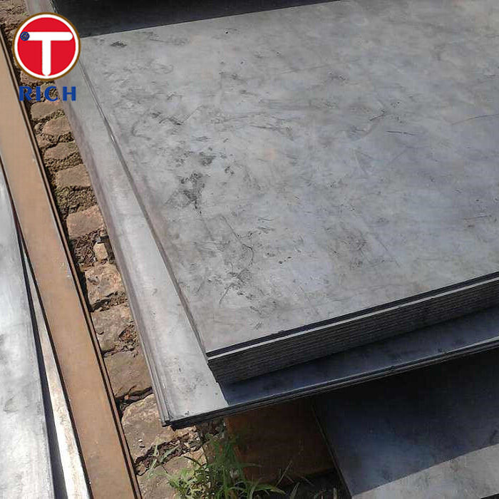 Plaque d'acier laminée à chaud de qualité ASTM A131 AH32 Haute résistance 315 MPa Résultat avec dureté d'impact Charpy V-notch pour la construction navale