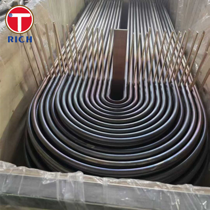 Tubes en acier au carbone sans soudure à cintrage en U ASTM A179 A192 avec structure porteuse de pression et géométrie de cintrage en U contrôlée pour échangeurs de chaleur