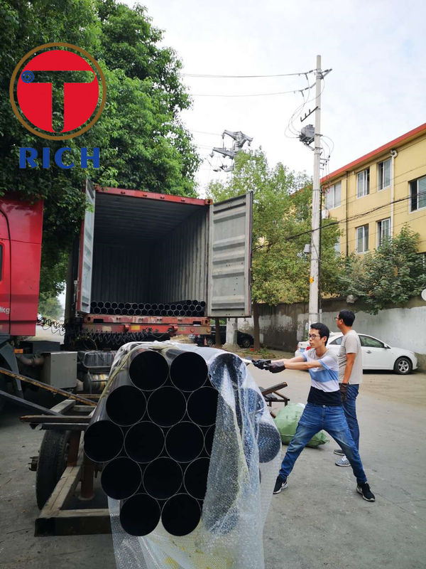 Tubes en acier en acier soudés du tube ERW de résistance électrique pour le dispositif d'échappement de camion lourd