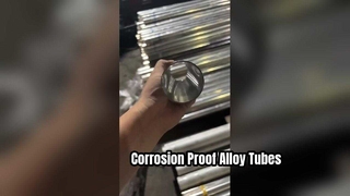 tuyaux en acier inoxydable lumineux