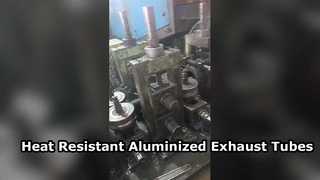 Tubes d'échappement soudés en acier aluminisé à haute température pour l'automobile