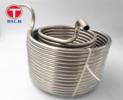 Un bon prix. 40L bobine d'acier inoxydable de 9,52 x 0,6 millimètres 304 pour le serpentin de refroidissement de réfrigérateur de moût de bière en ligne
