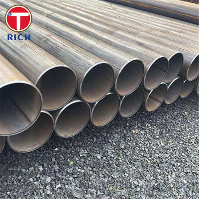 Un bon prix. ASTM A135 Grade A Tubes en acier soudés à résistance électrique Tubes en acier soudés pour la livraison de gaz en ligne