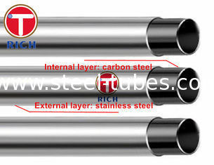 Un bon prix. Tube plaqué 302 d'acier inoxydable de tuyau d'acier de tuyau d'acier inoxydable de GB/T 18704 304 12Cr17Mn6Ni5N en ligne