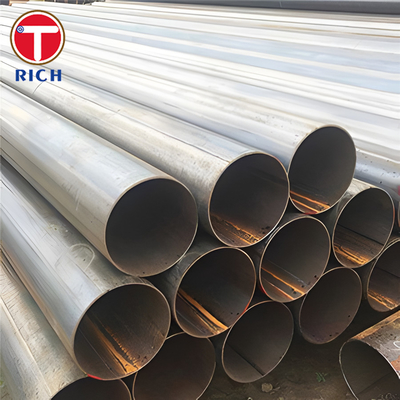 Un bon prix. ASTM A252 Gr 2 Tubes en acier soudés de grand diamètre à couture droite Tubes en acier soudés pour la structure en ligne