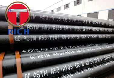 Un bon prix. Tube en acier soudé par acier au carbone Astm A106 pour des machines de pont en construction métallique en ligne