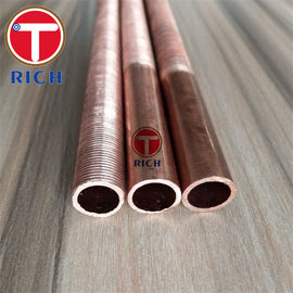 Un bon prix. Finition recuite par 12.7×1.2mm sans couture du tube C10200 B75 d'alliage de cuivre de bas aileron en ligne
