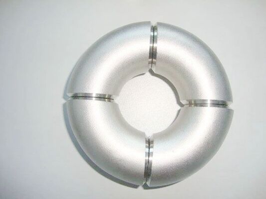 Un bon prix. L'acier inoxydable sans couture d'ASME B16.9 DIN 2605 a poli 45 degrés écartent d'un coup de coude soudé en ligne